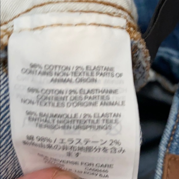 Madewell Distressed 9” High Rise Skinny Jean - Picture 6 of 6